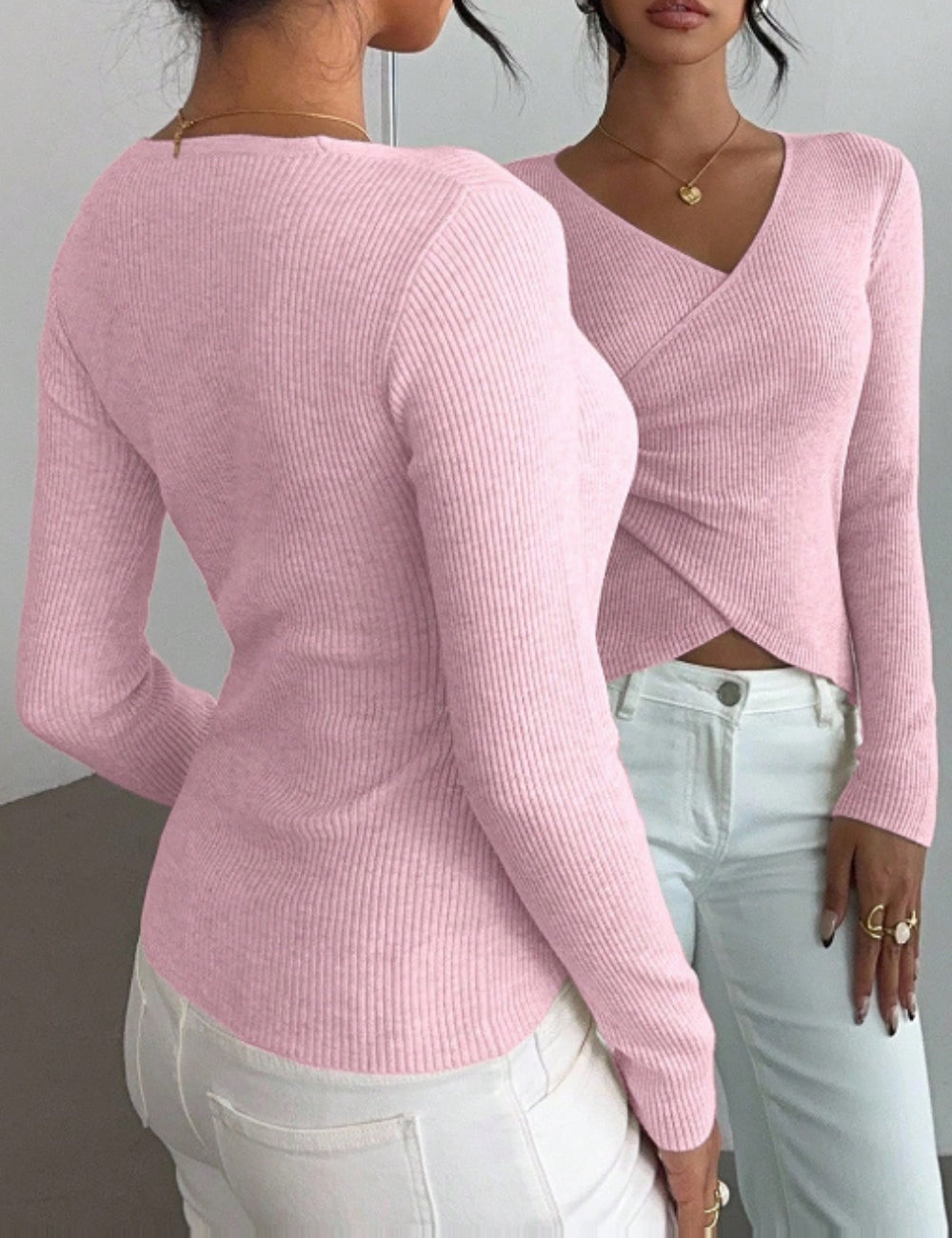 Shein blúz, rózsaszín