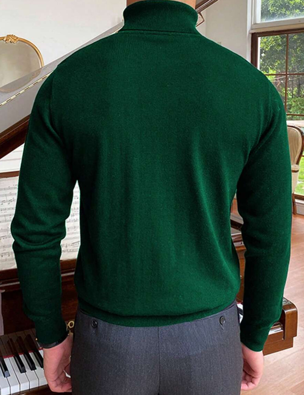 Shein blúz, zöld