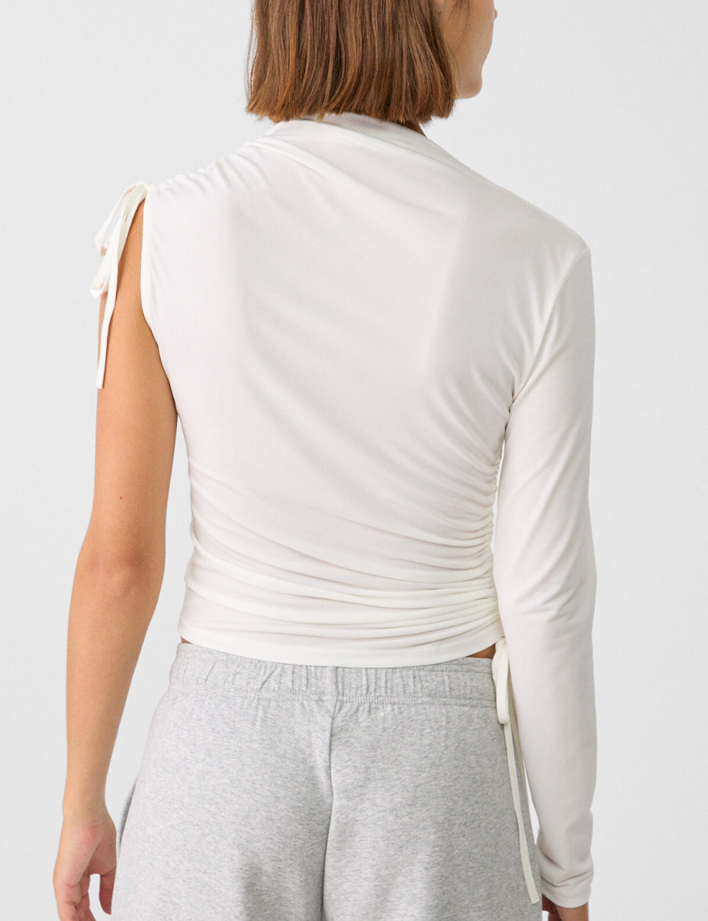 Bluză Stradivarius, alb