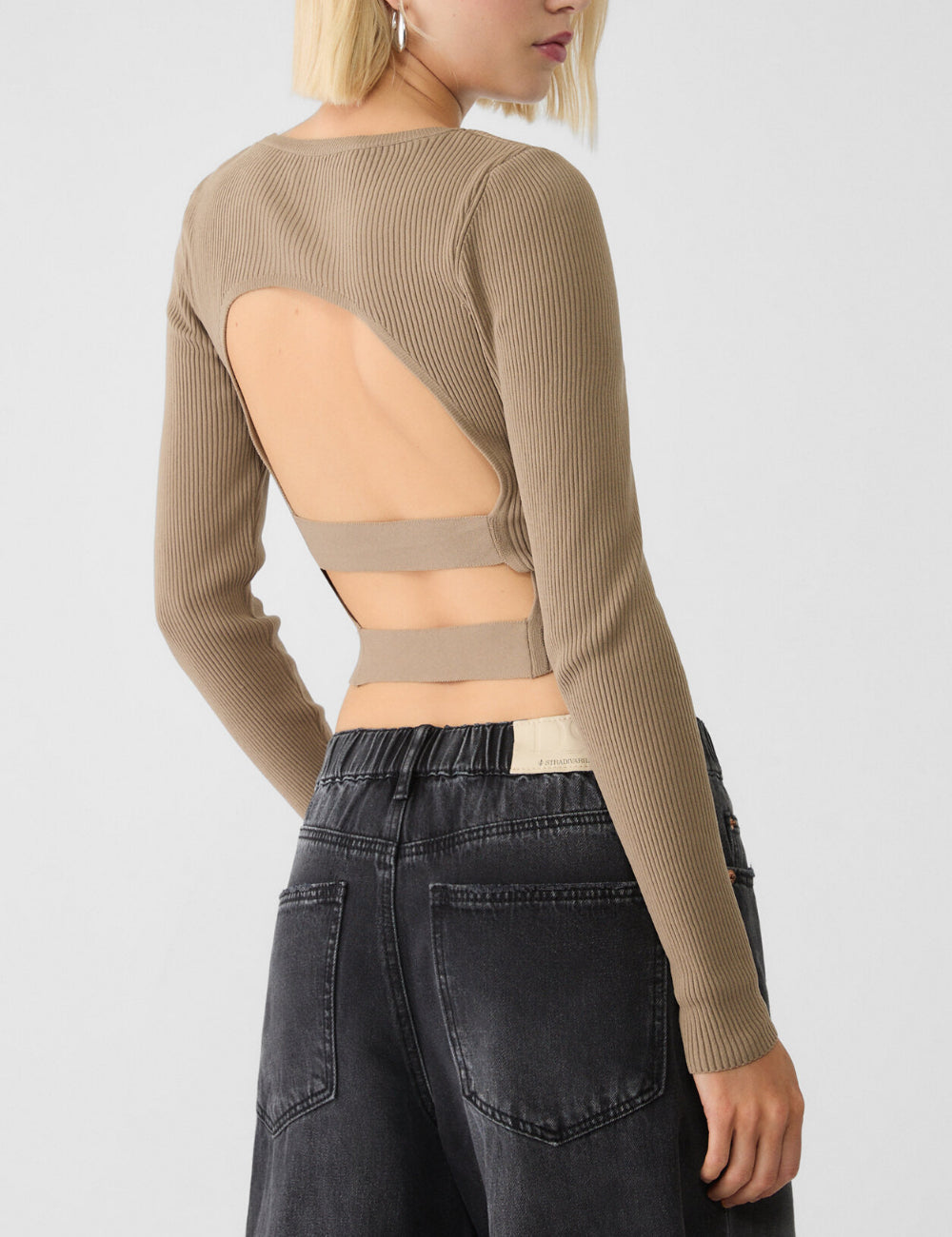 Bluză Stradivarius, maro