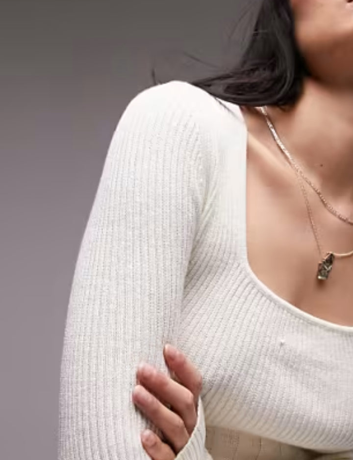 Topshop felső, ekrü