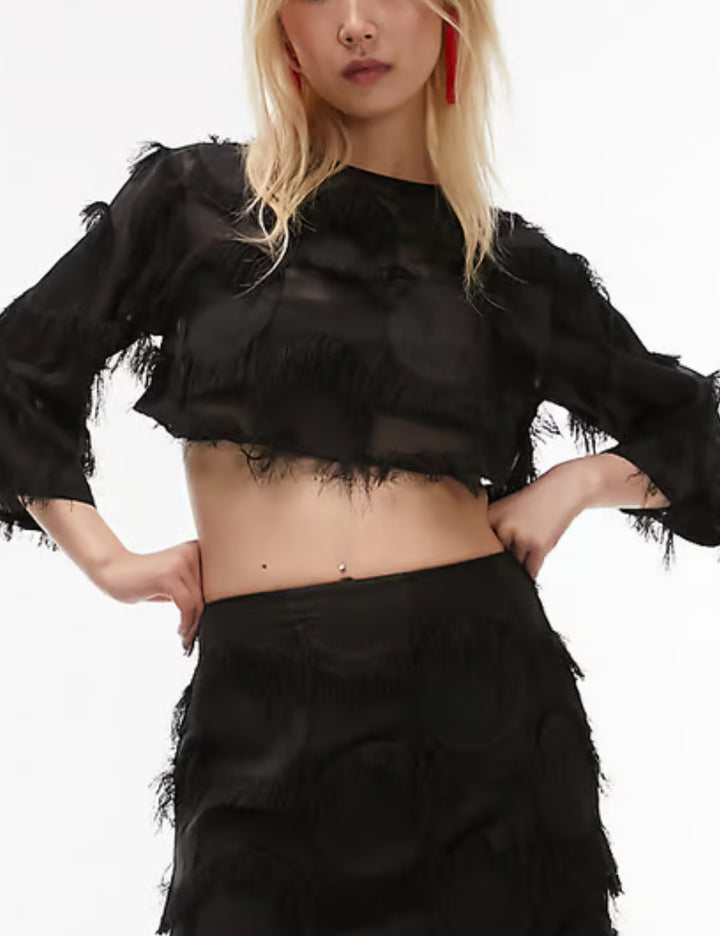 Bluza Topshop, negru