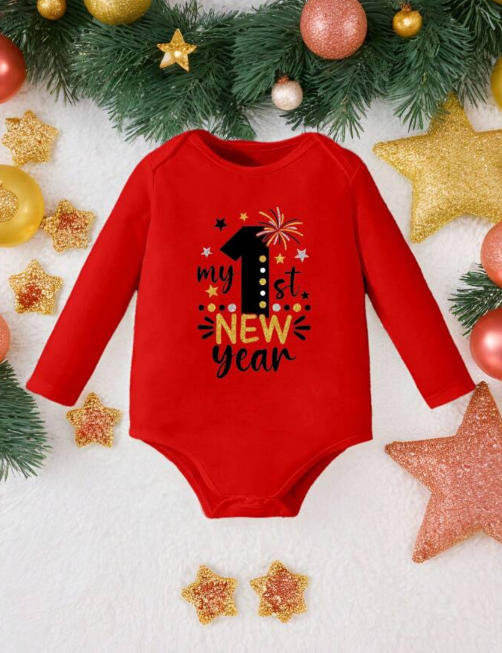 Body baby Shein, rosu