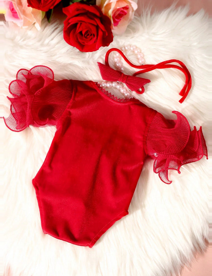 Body baby Shein, roșu