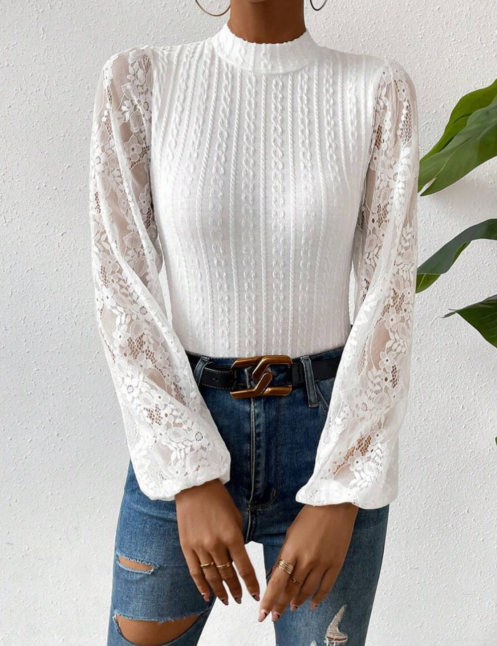 Body Shein, fehér