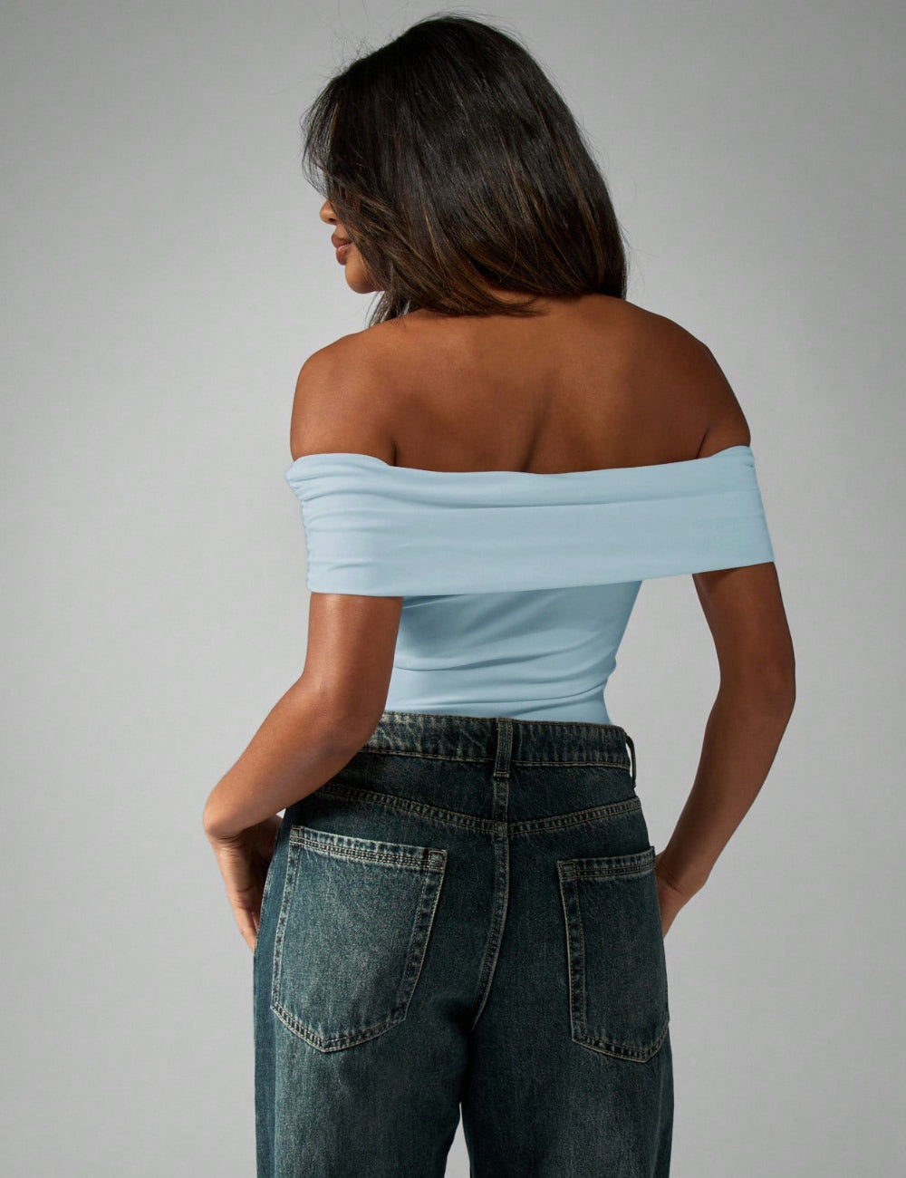 Shein Missguided testruha, kék