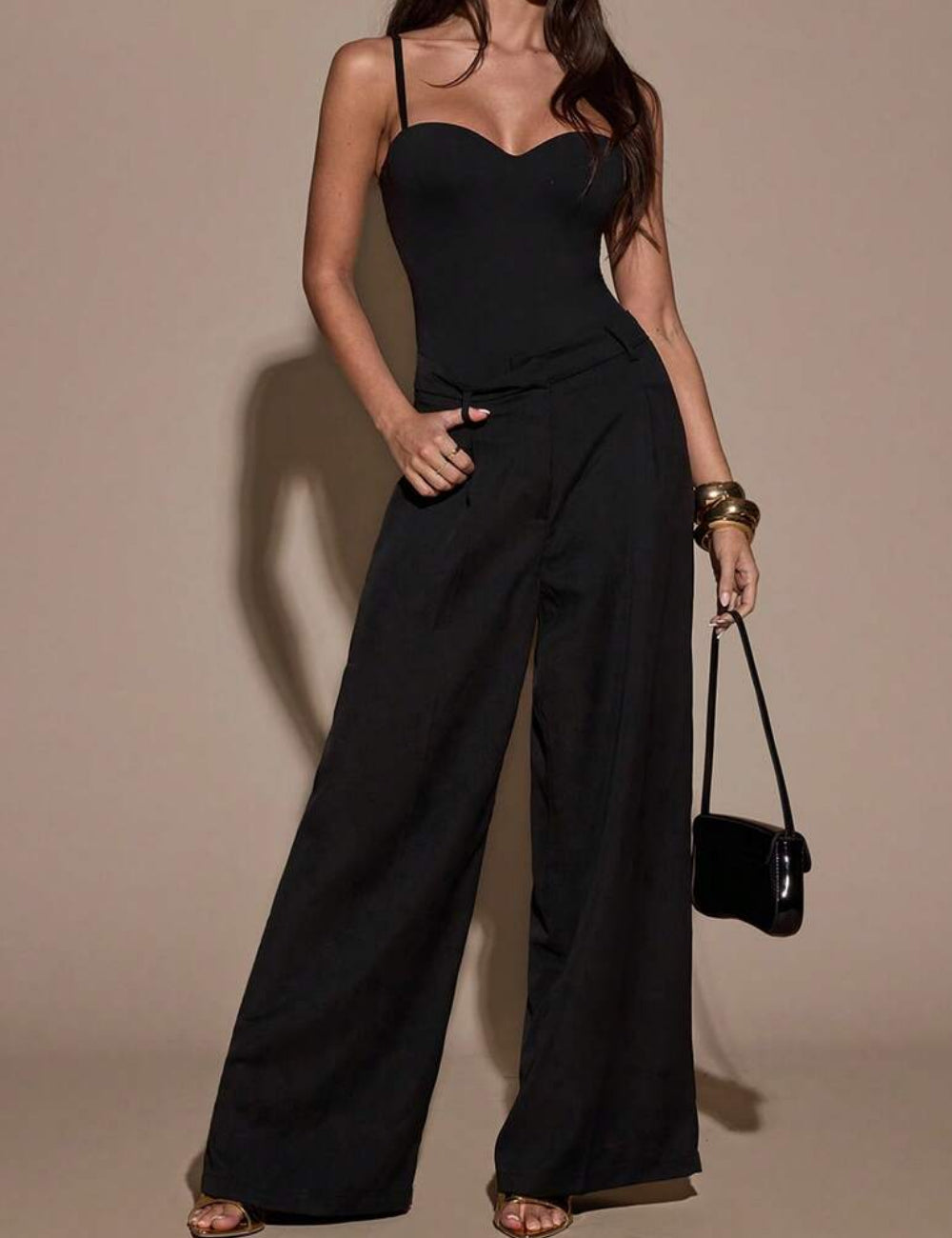 Shein body, fekete