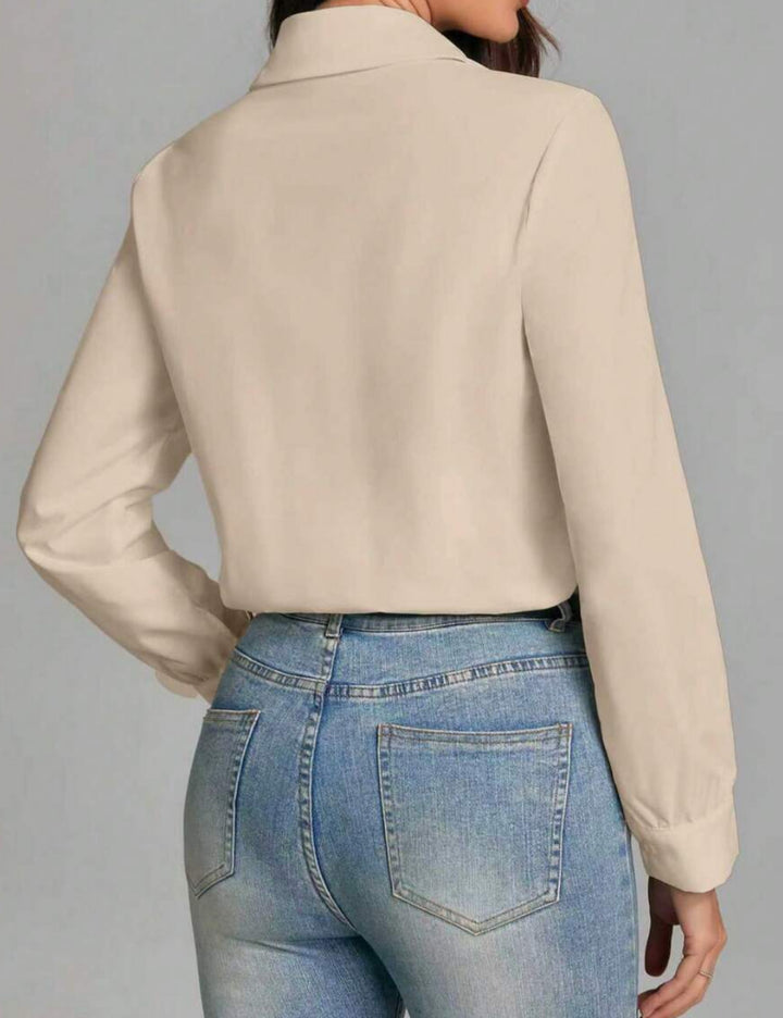 Body Tip Cămașă Shein, bézs