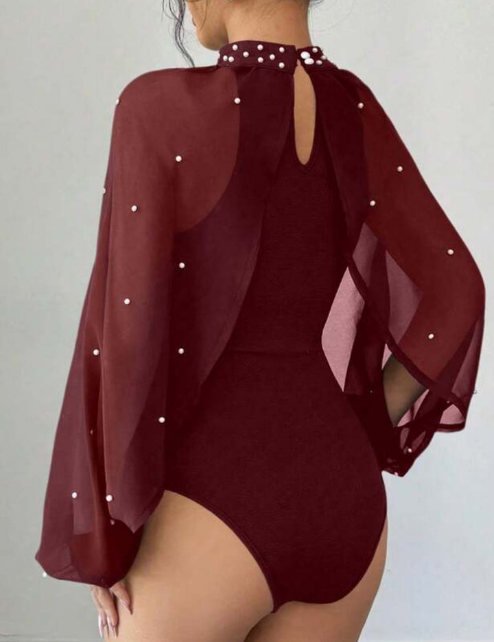 Body Típusú Ing Shein, Bordó
