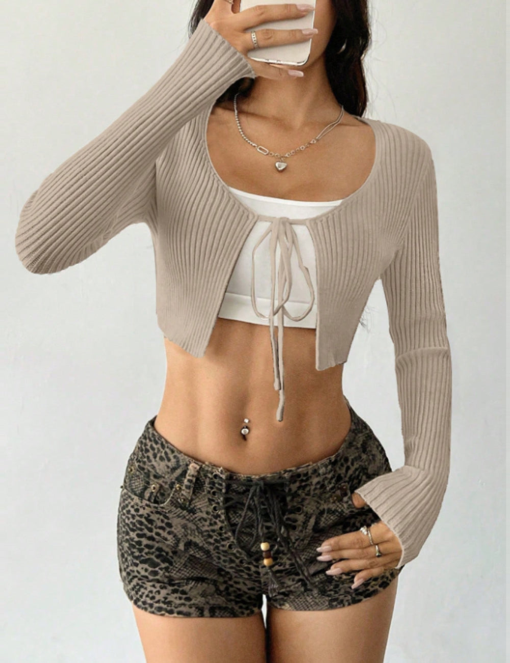 Shein Bolero, bézs