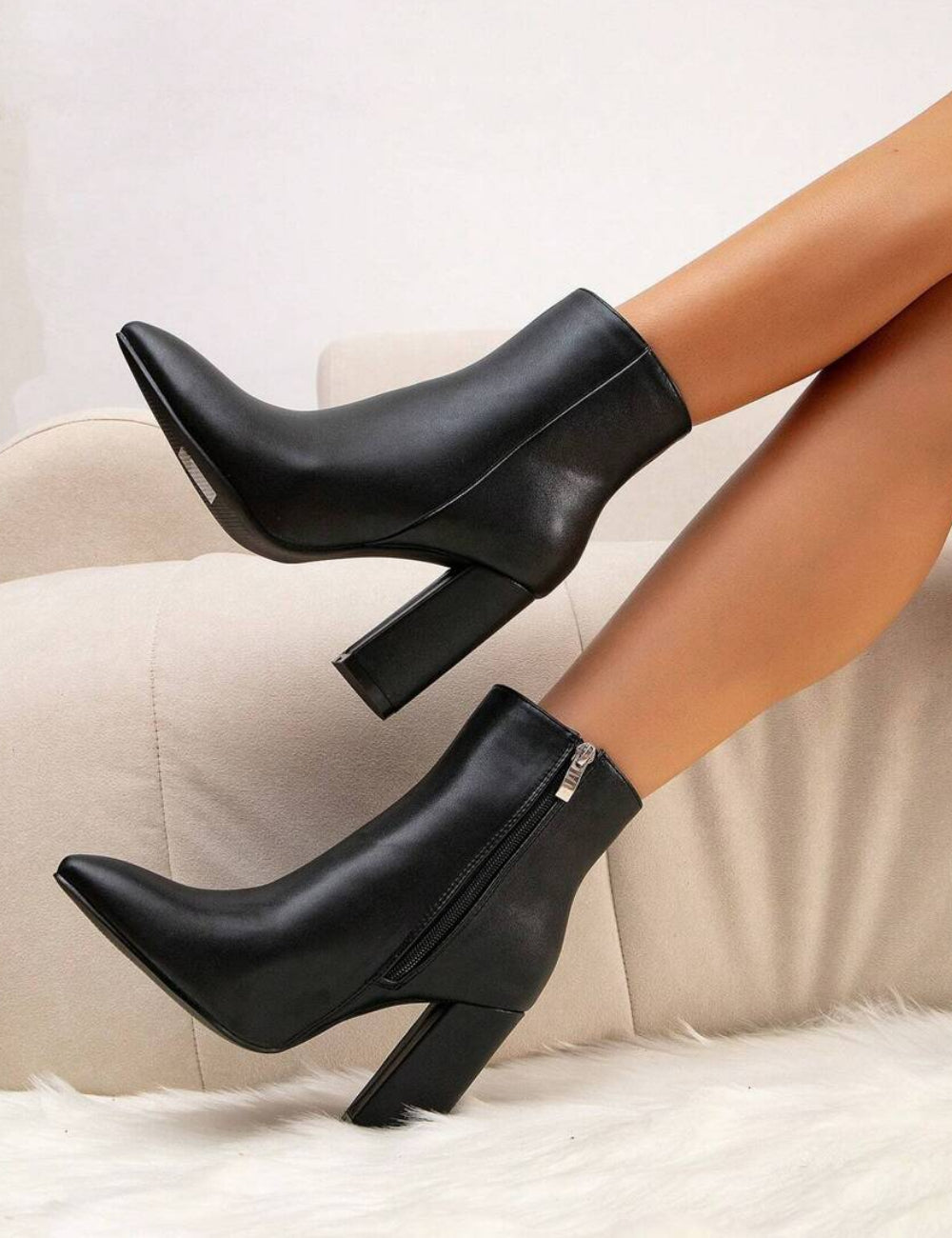 Botine Shein, negru