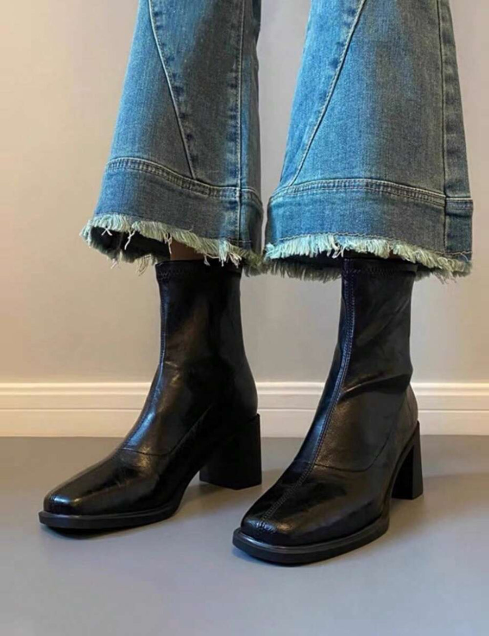 Botine Shein, negru