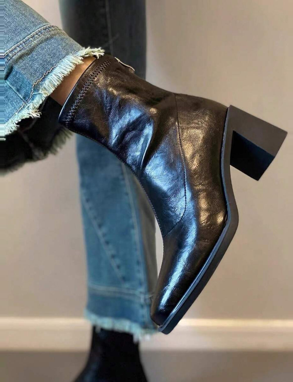 Botine Shein, negru
