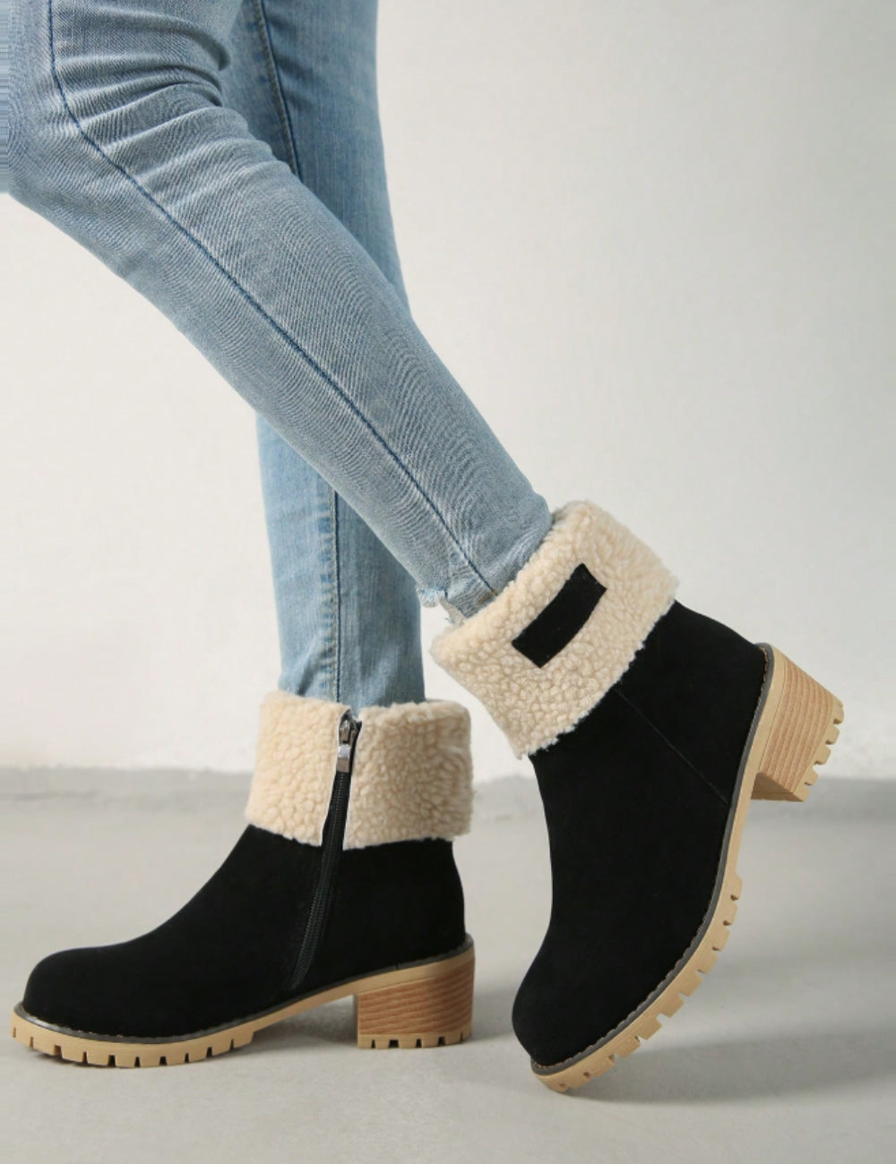 Botine Shein, negru