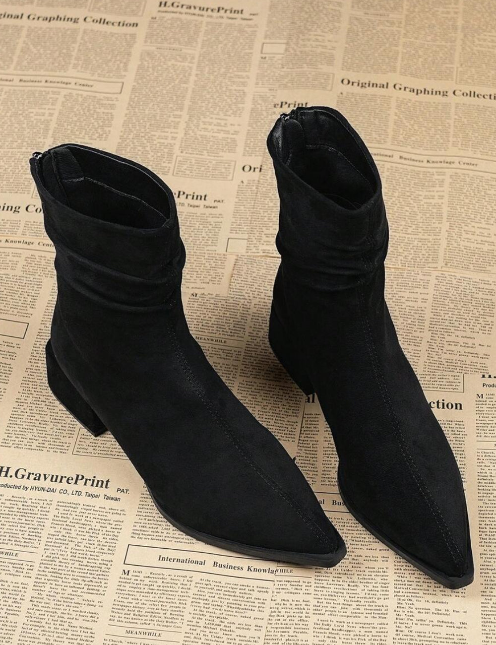 Shein Ankle Boots, Black