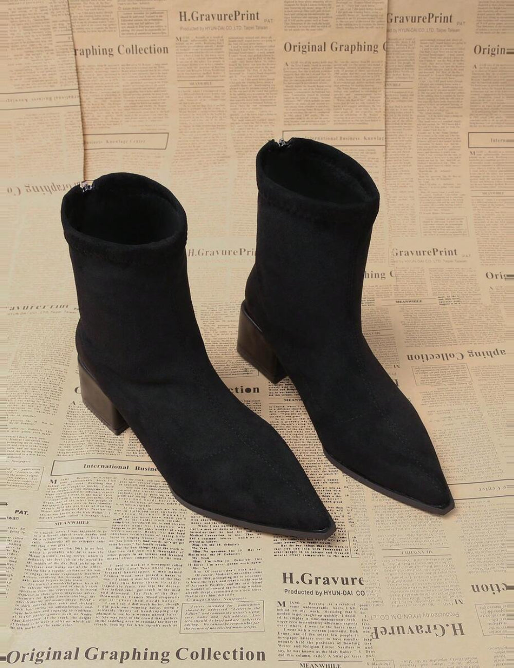 Botine Shein, negru