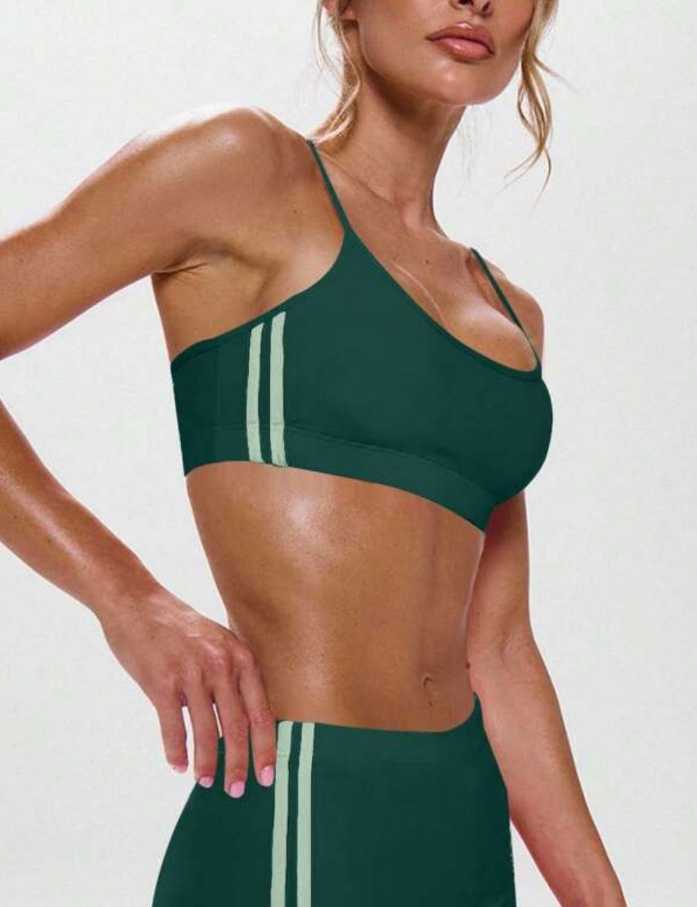 Bustieră sport Shein, verde