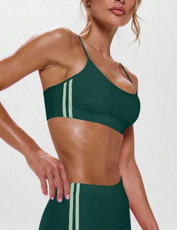 Bustieră sport Shein, verde