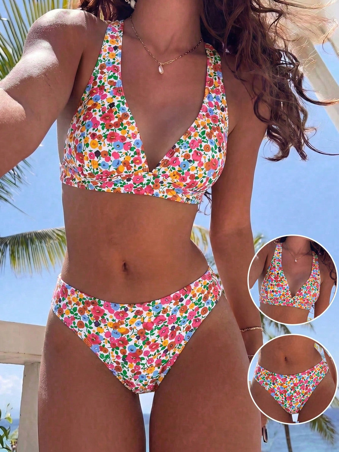 Set bikini SHEIN, mix culori