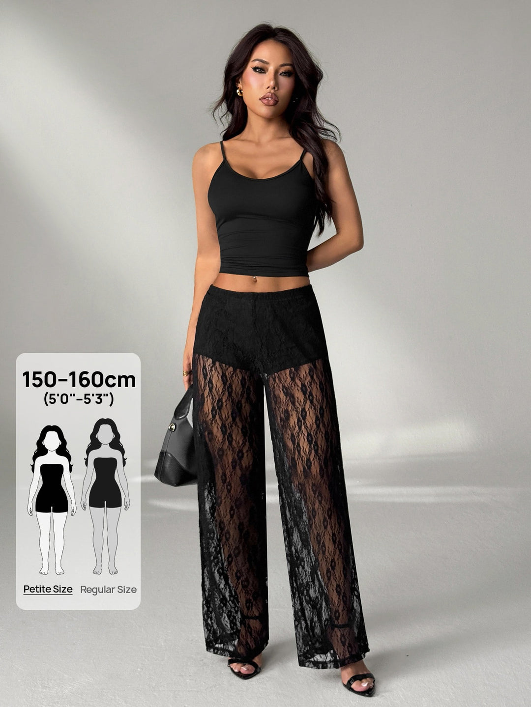 Pantaloni SHEIN, negru