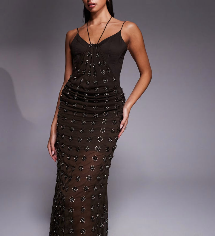 Rochie de ocazie Asos, maro