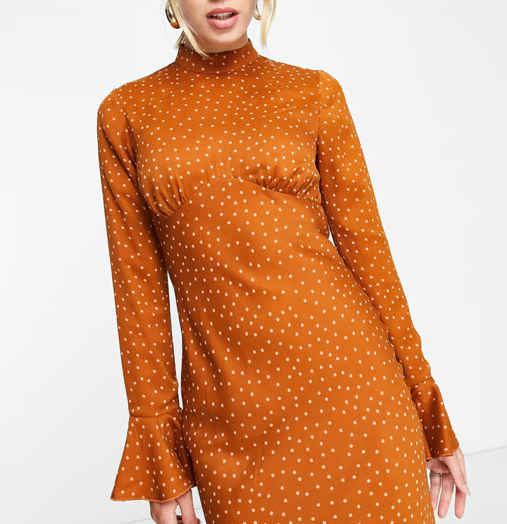 Rochie maxi ASOS, maro