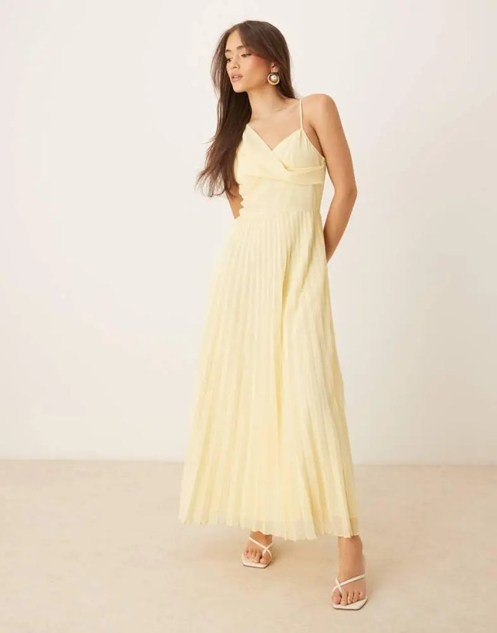 Rochie maxi ASOS, galben