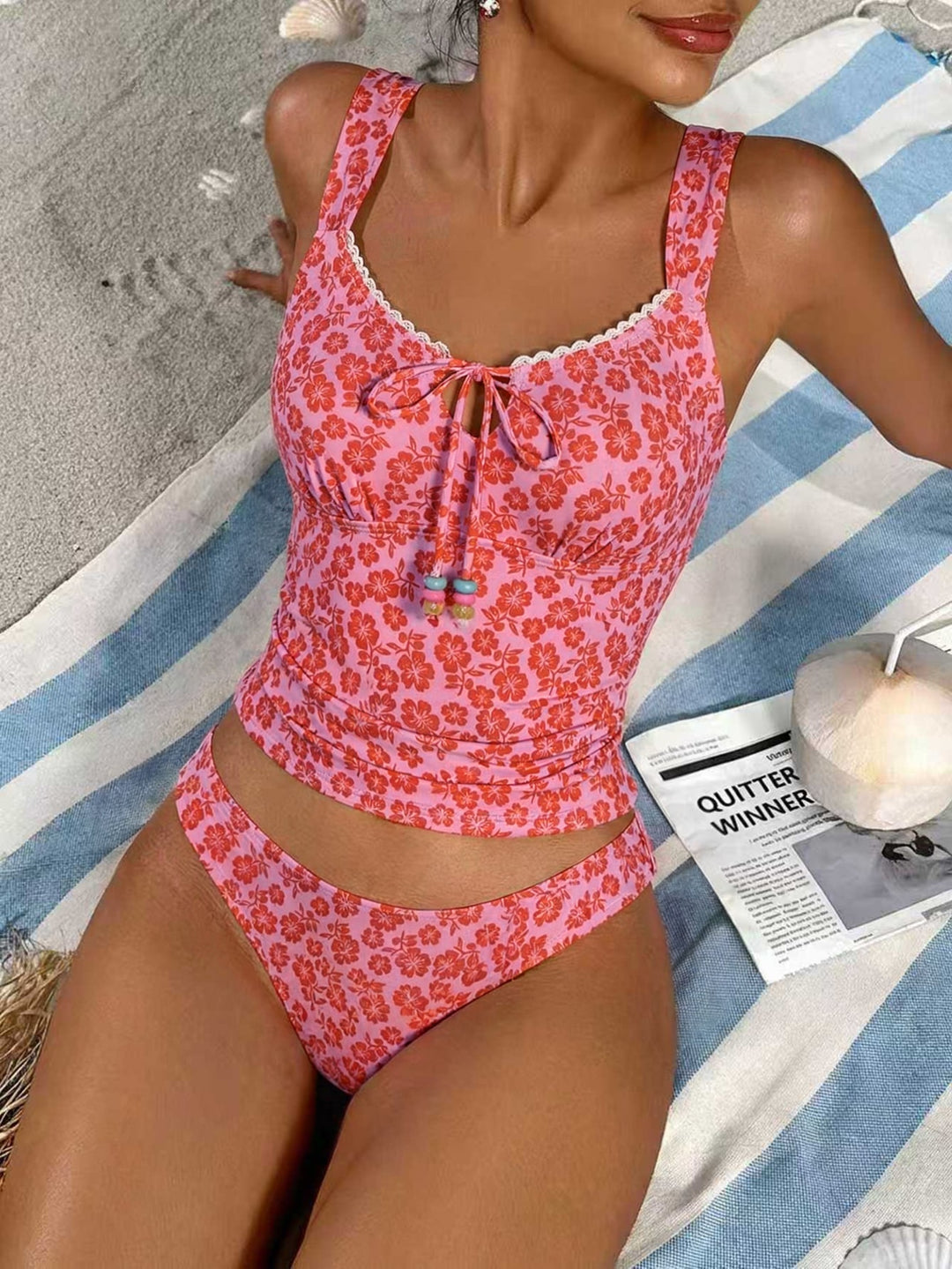 Costum de baie SHEIN, mix culori