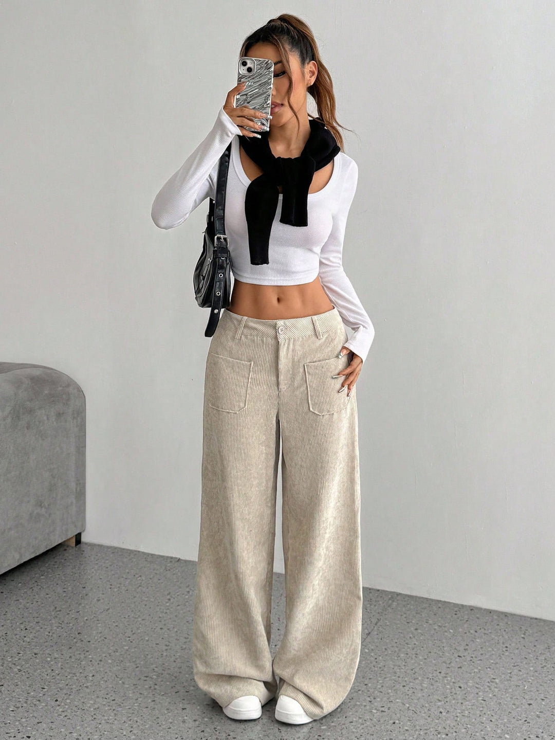 Pantaloni SHEIN, bej