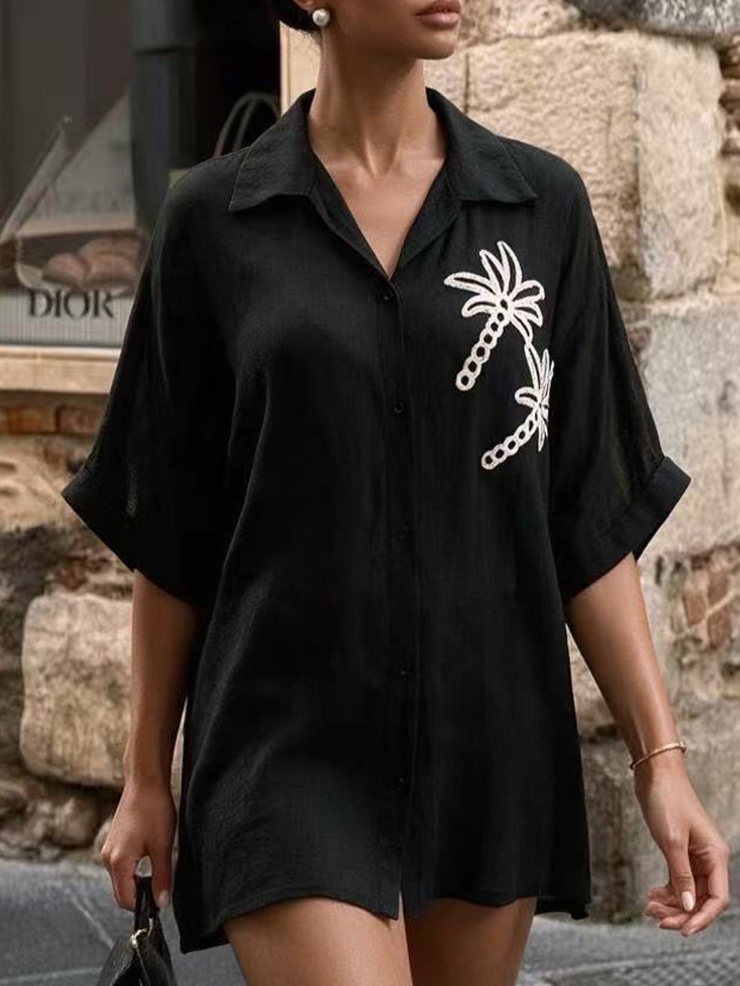 Kimono SHEIN, negru