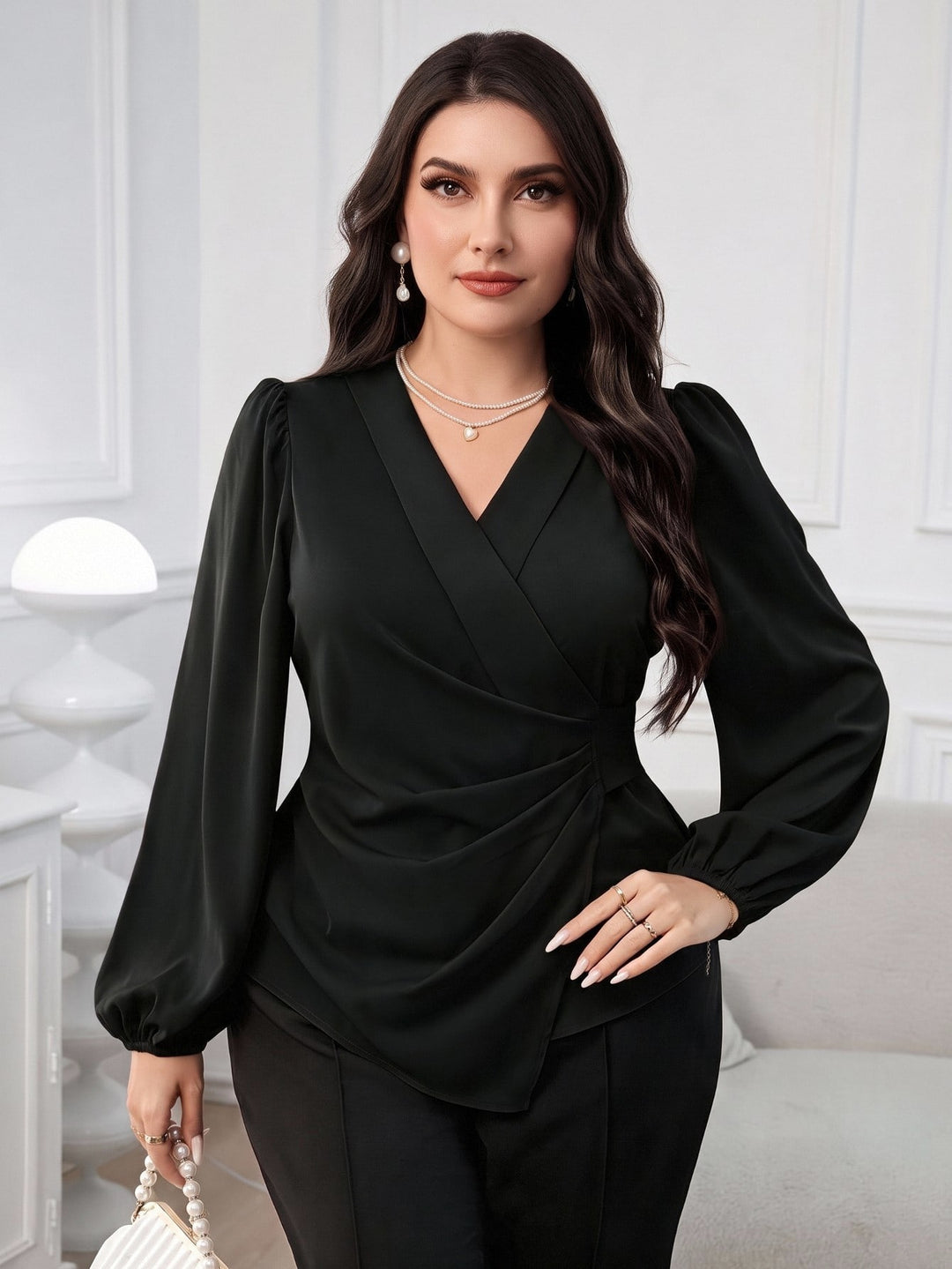 Bluză SHEIN, negru