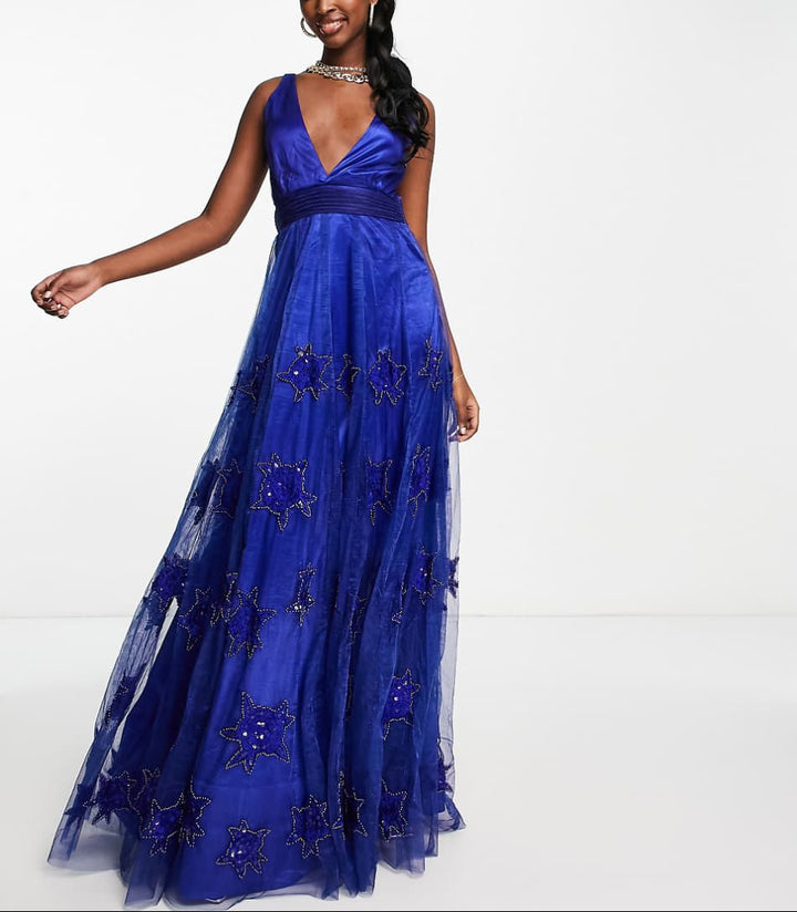 Rochie de ocazie A STAR IS BORN, albastru