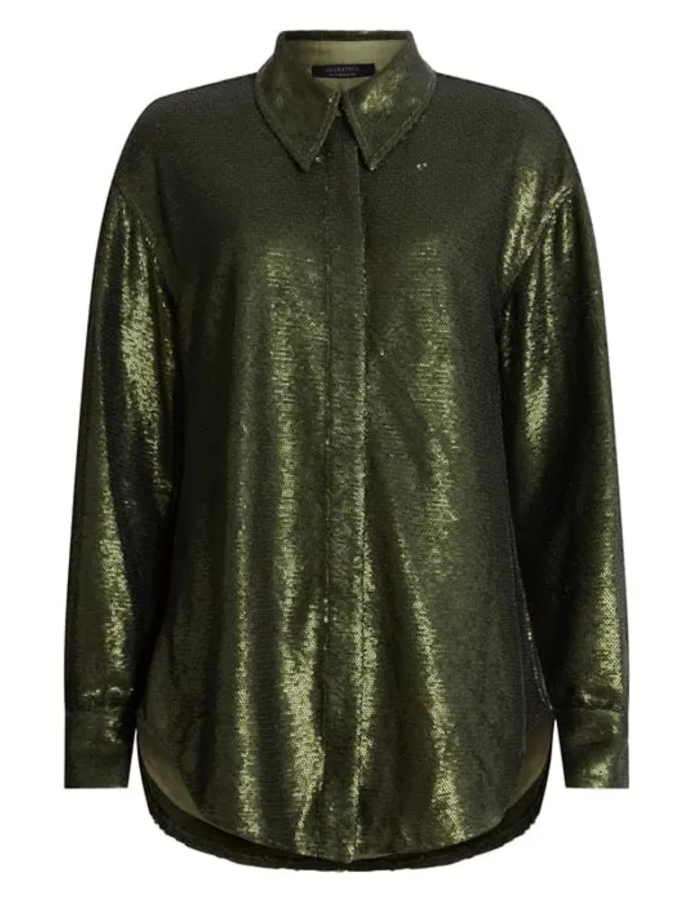 Cămașă Allsaints, verde