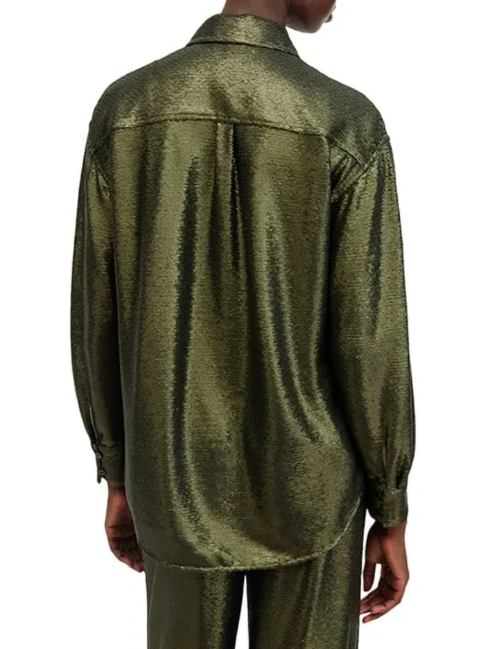 Cămașă Allsaints, verde