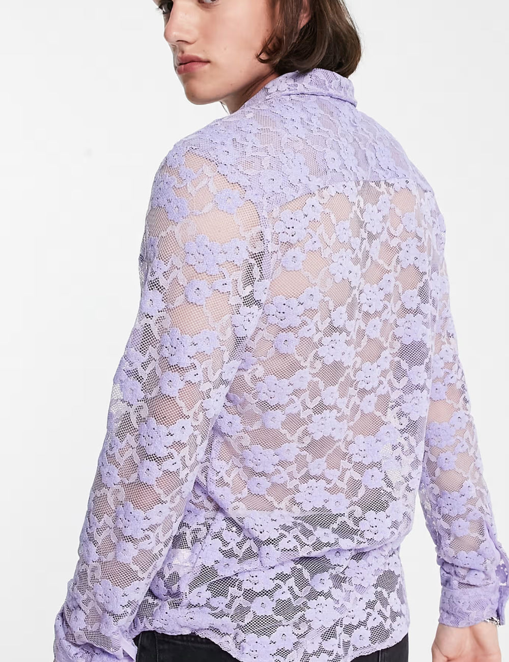 Cămașă ASOS, mov