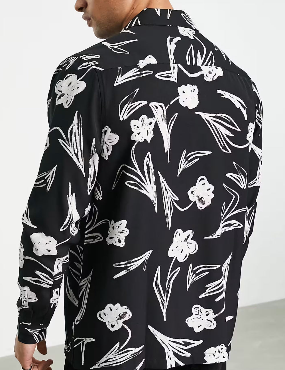 Cămașă ASOS, negru