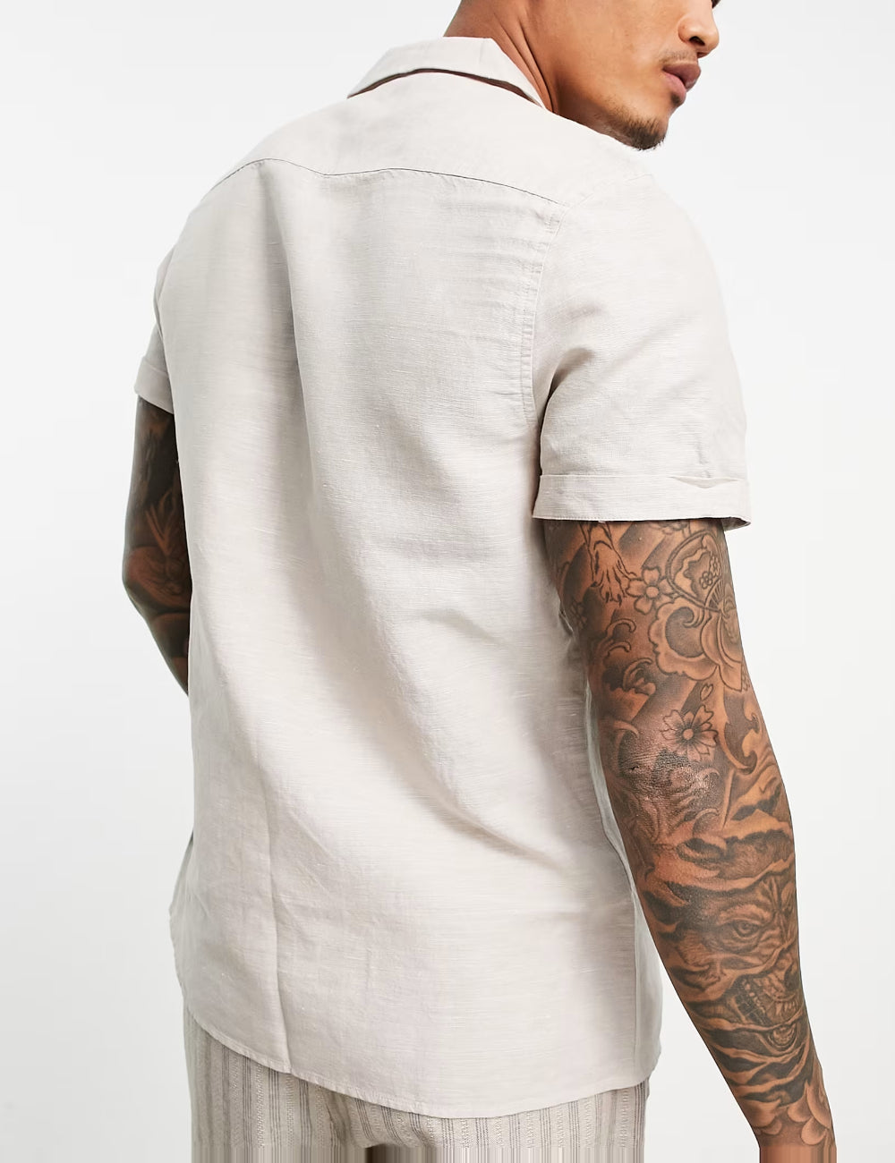 Cămașă cu mânecă scurtă ASOS, roz