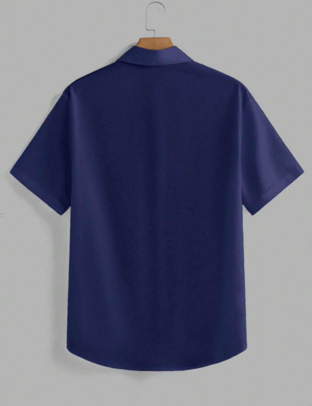 Camasa cu maneca scurta MANFINITY by Shein, albastru