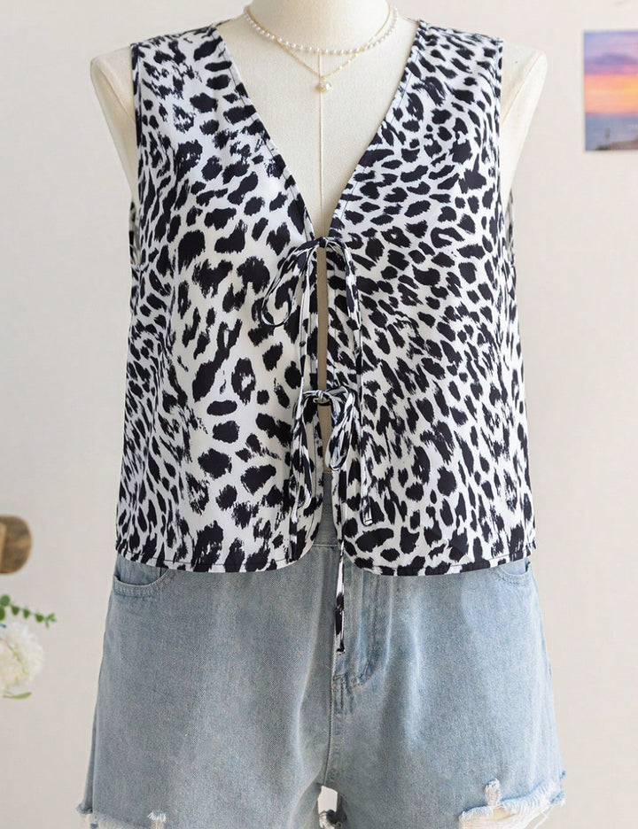 Shein Curve+ rövid ujjú ing, többszínű
