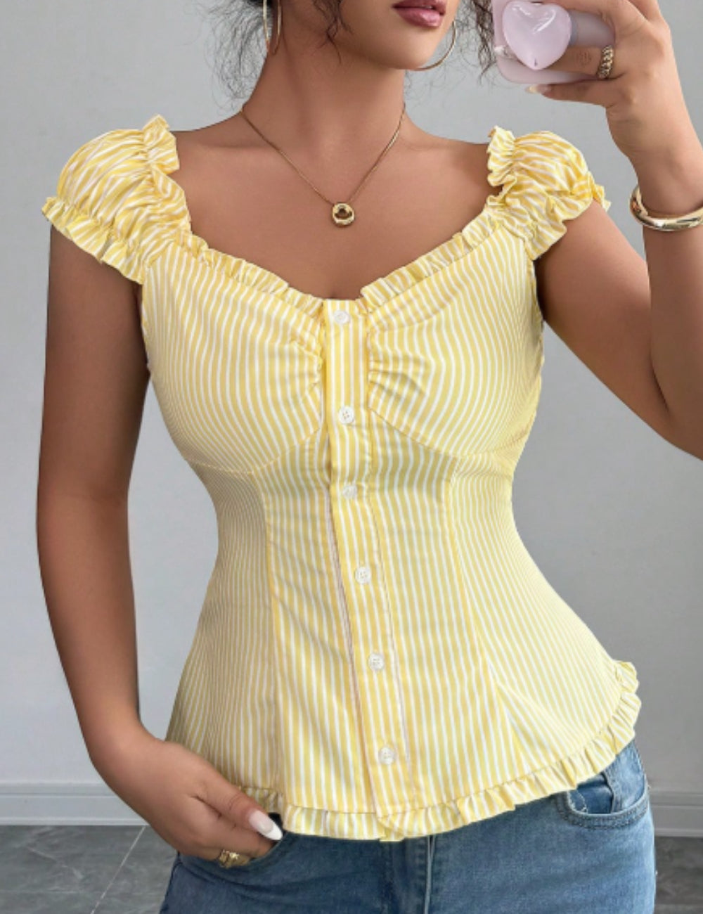 Cămașă cu mânecă scurtă Shein, mix culori