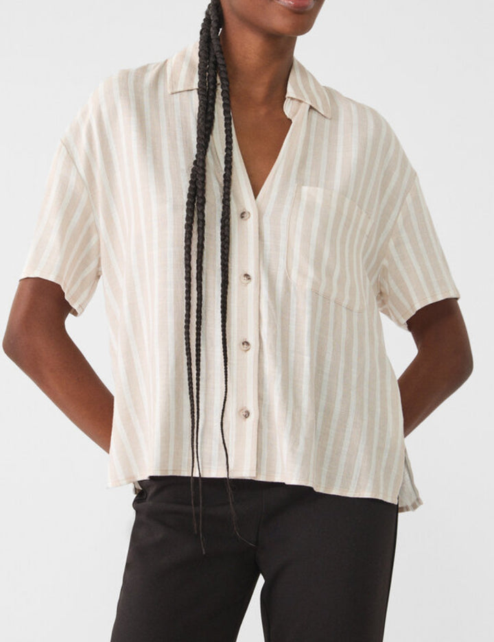 Cămașă cu mânecă scurtă Stradivarius, mix culori