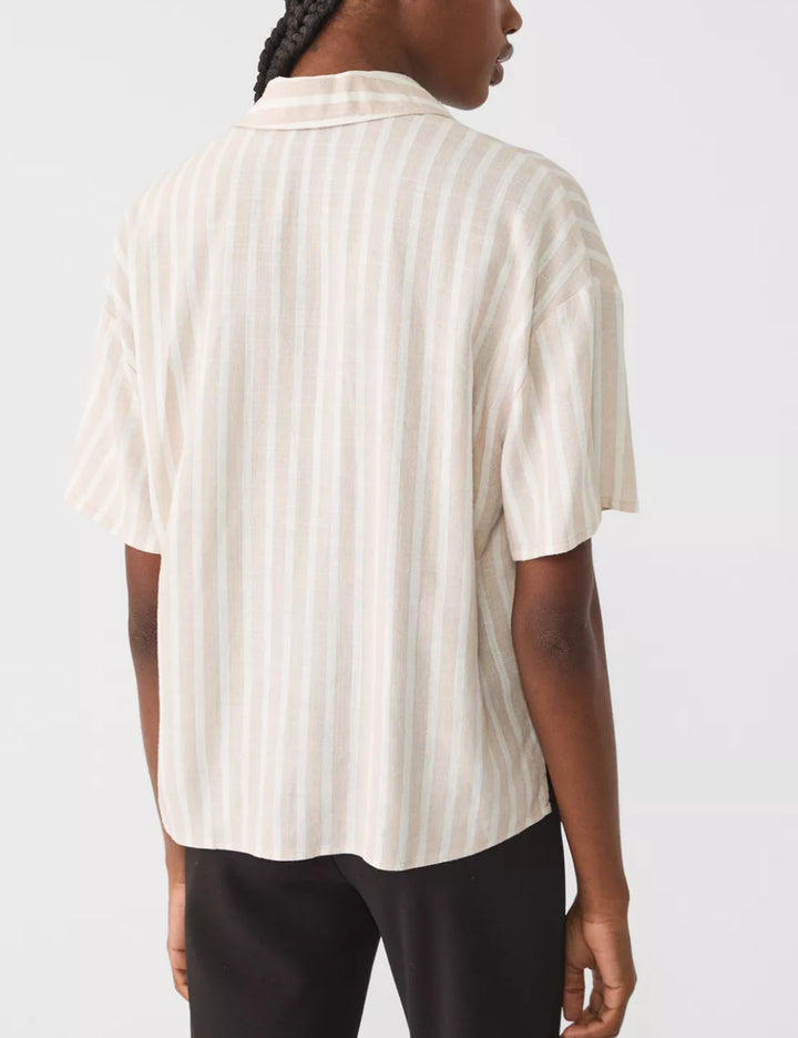 Cămașă cu mânecă scurtă Stradivarius, mix culori