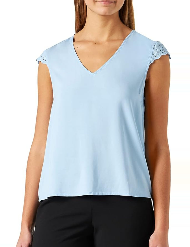 Vero Moda rövid ujjú ing, kék