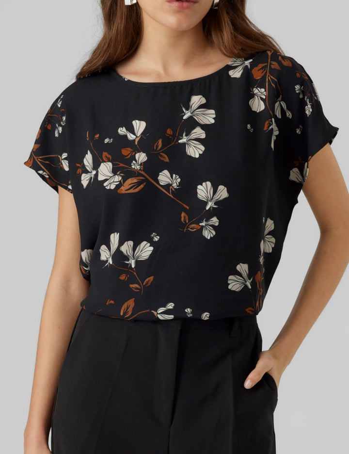 Vero Moda rövid ujjú ing, többszínű