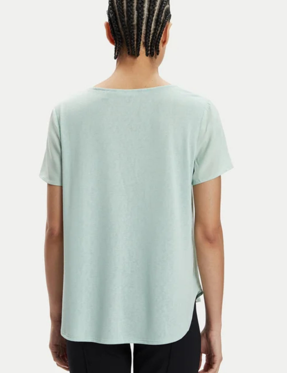 Cămașă cu mânecă scurtă Vero Moda, verde