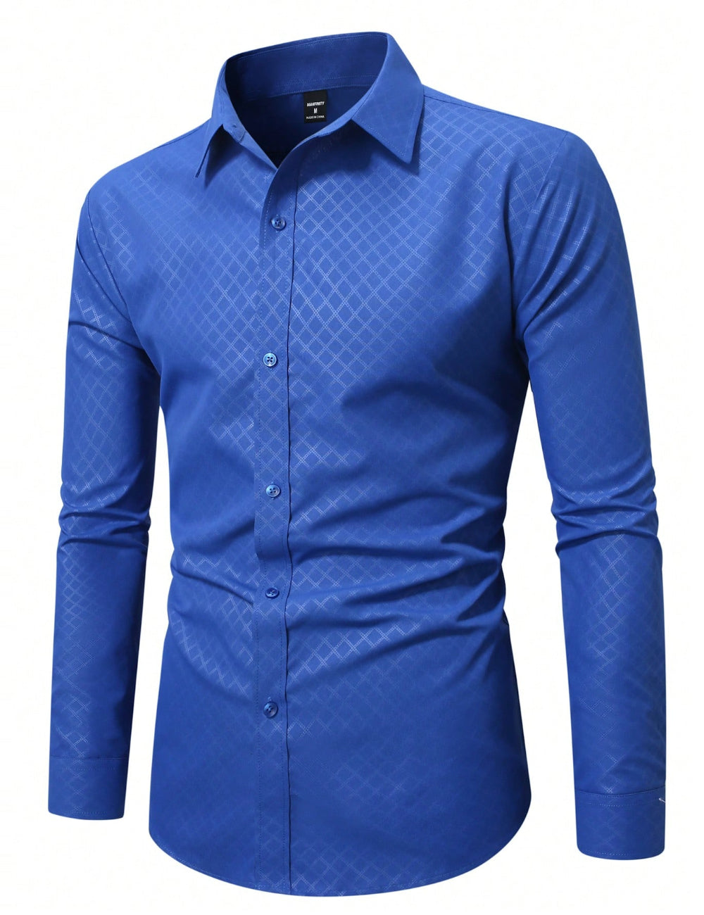 Camasa MANFINITY by Shein, albastru