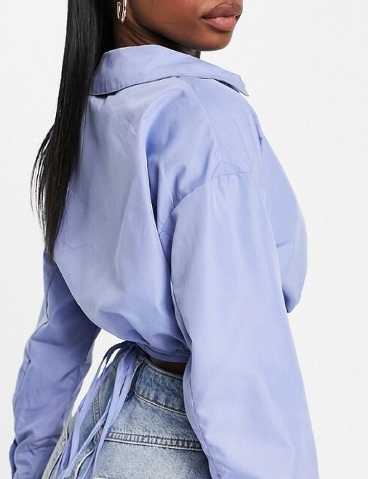 Cămașă Missguided, albastru