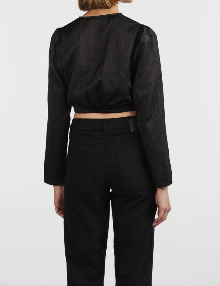Camasa Pieces, negru
