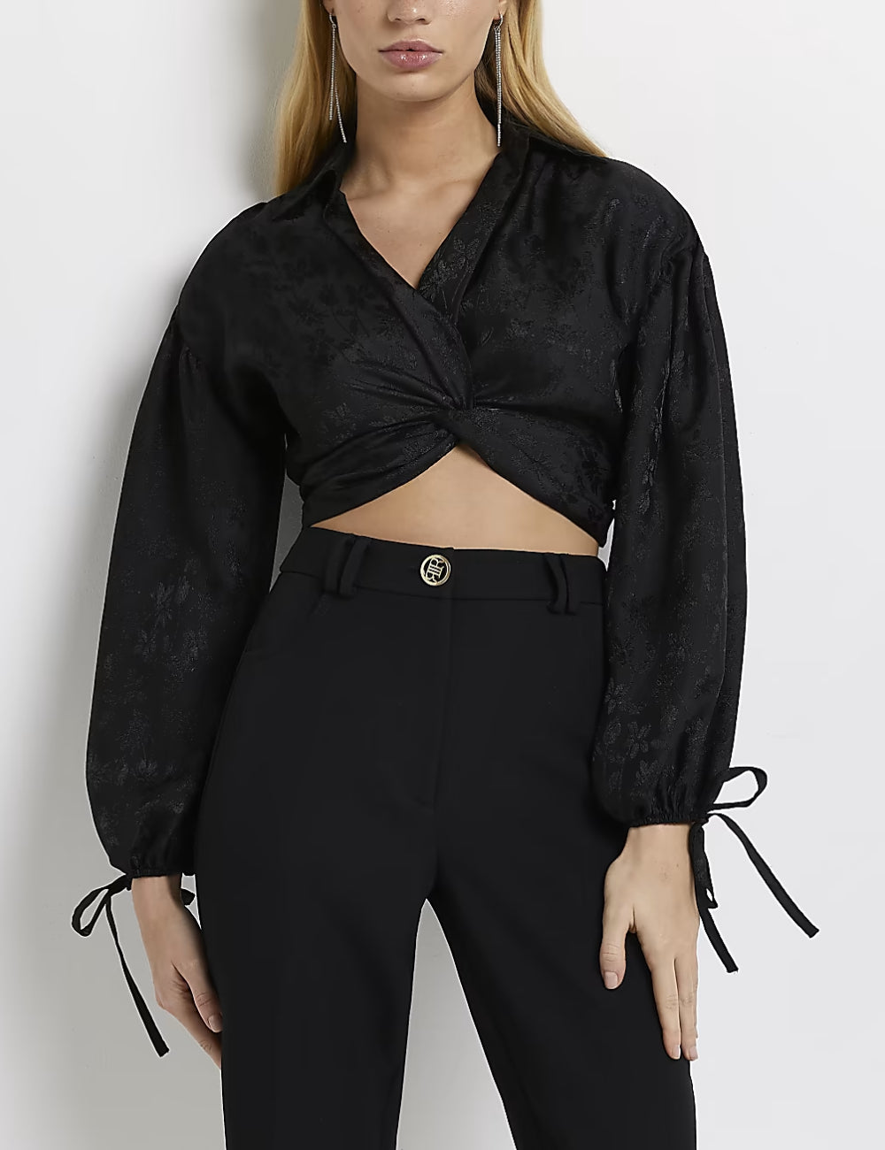 Camasa River Island, negru