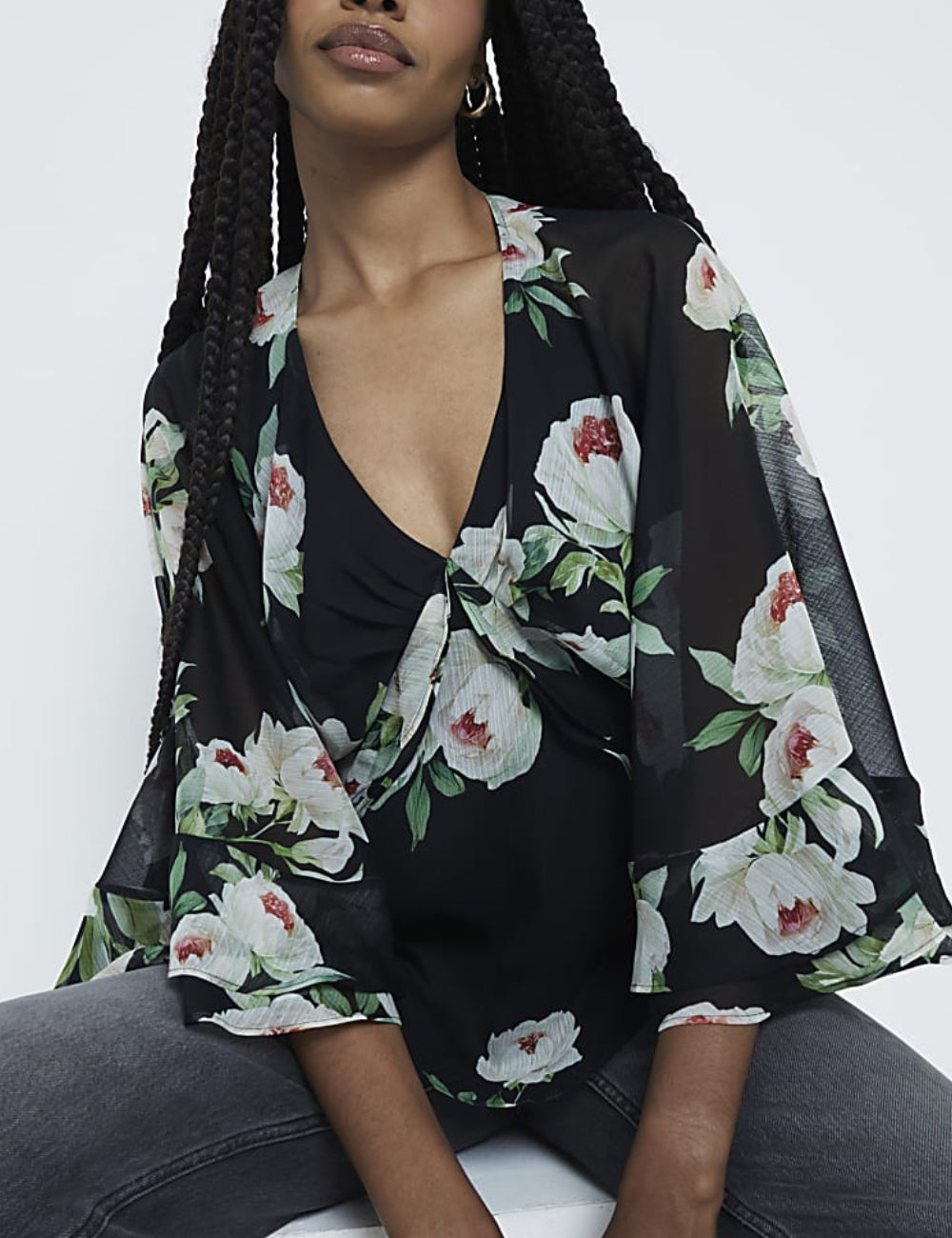 River Island ing, fekete